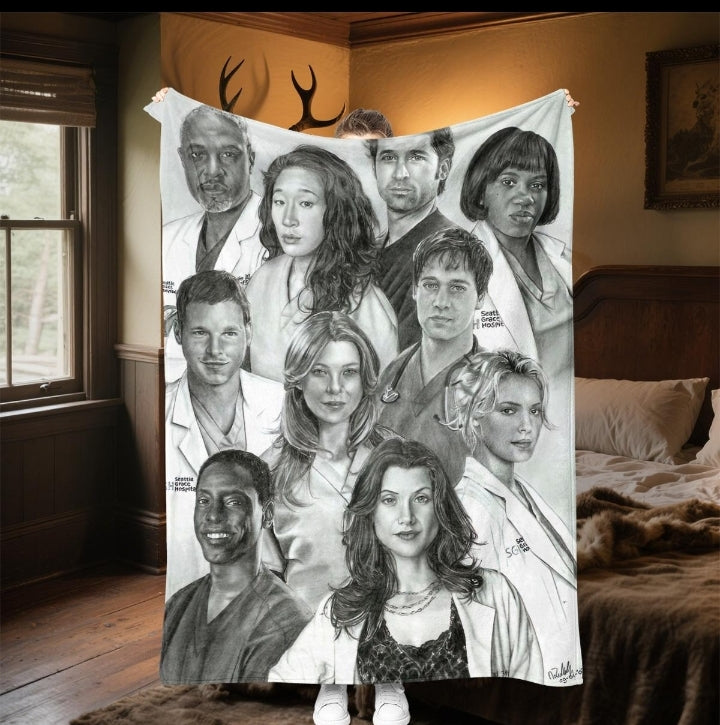 Greys Anatomy Throw (Design 6)