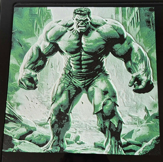 Hulk 3D printed Hueforge