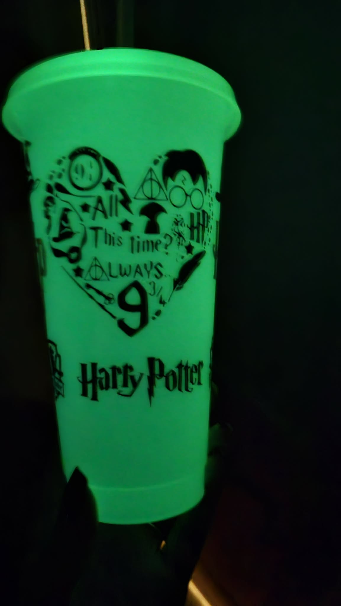 Hp cold cup 
(Glows in the dark )
