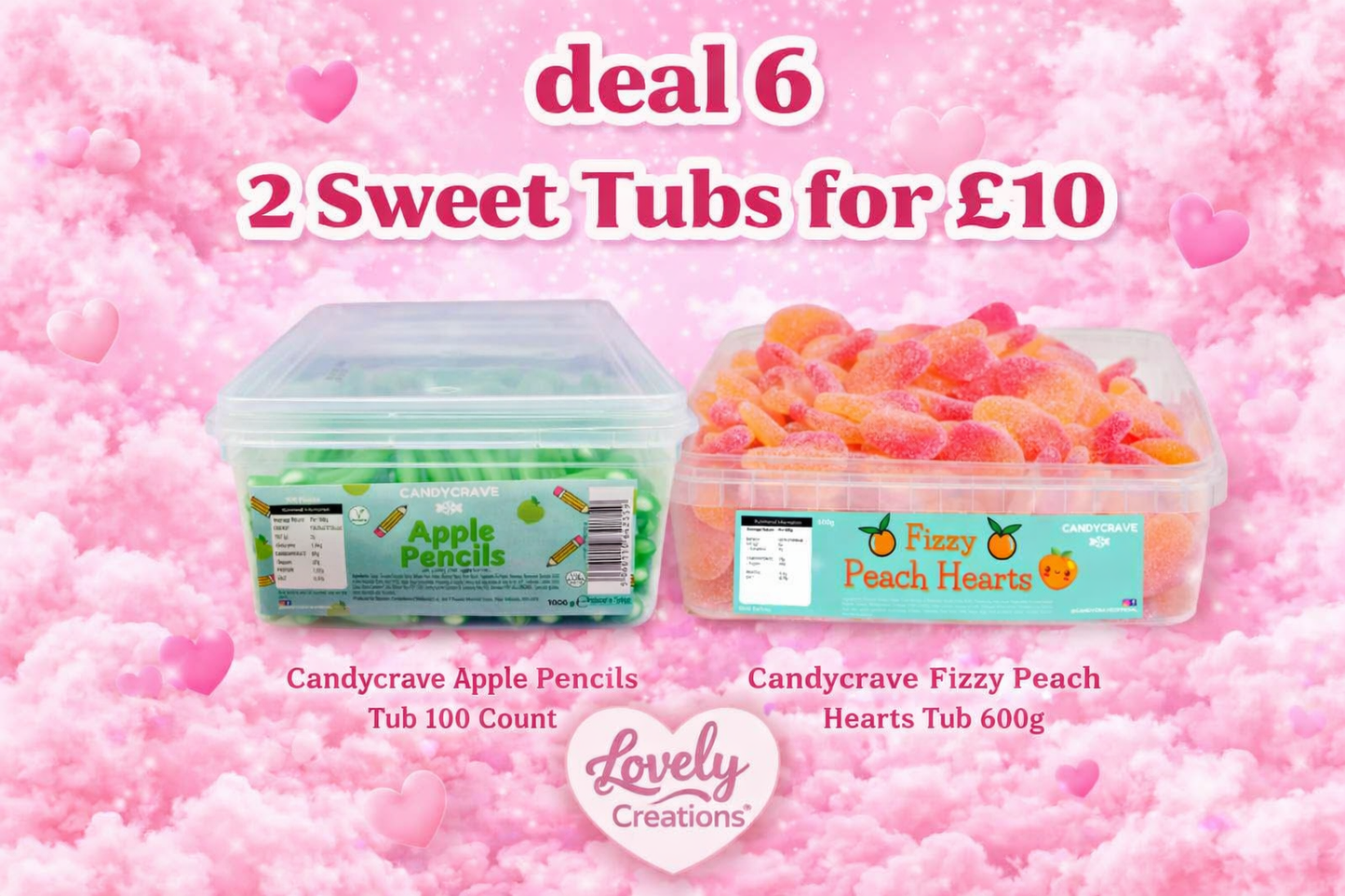 Sweet Tubs 2 for £10 (Deal 6)