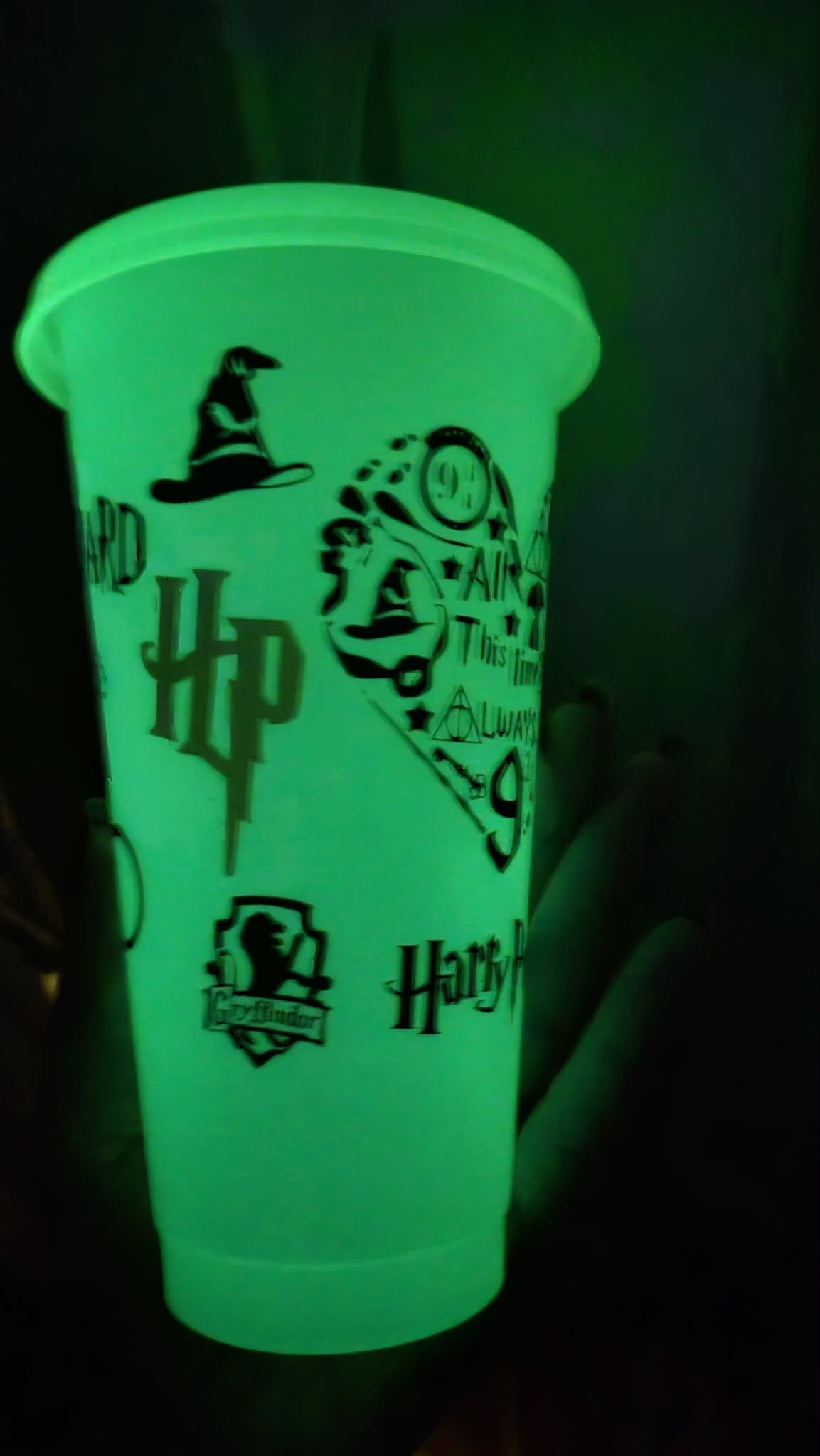 Hp cold cup 
(Glows in the dark )