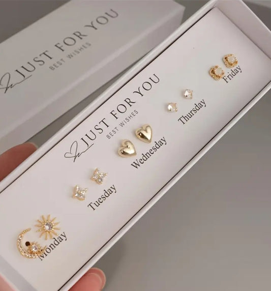 Fashion Earring set - Star and Moon Goddess Theme
