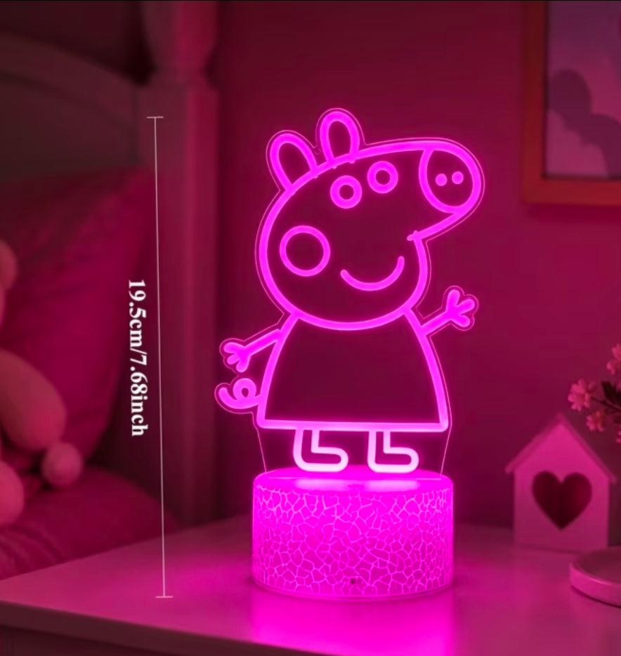 Peppa pig statue Lamp