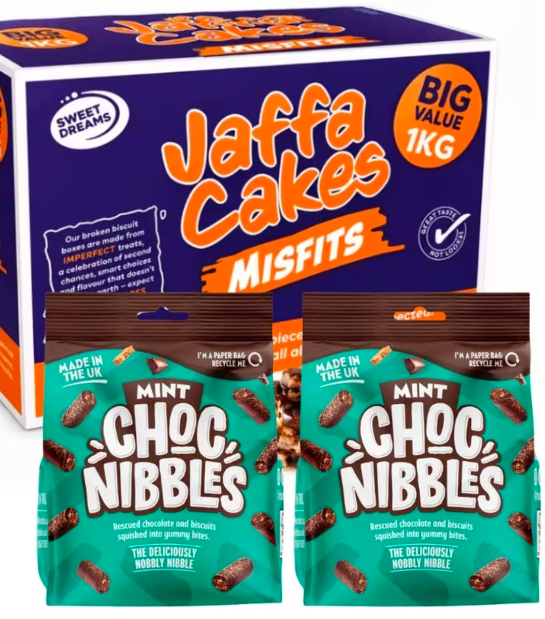 Luxury 1KG Jaffa Cakes Broken Biscuit Assortment Box