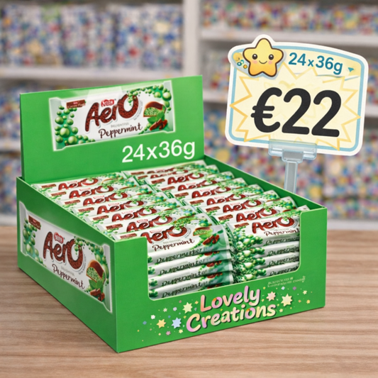 Aero Bubbly Peppermint 24 x 36g