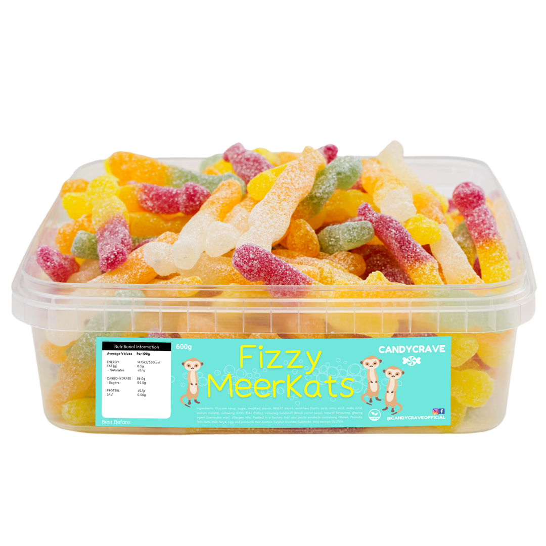 Fizzy Meerkats Tub 600g