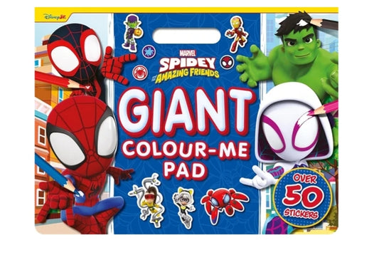Spidey and his Amazing Friends Giant Colour-Me Pad