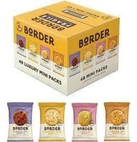 Border Mini Pack Biscuits – Assorted Luxury Biscuit Collection