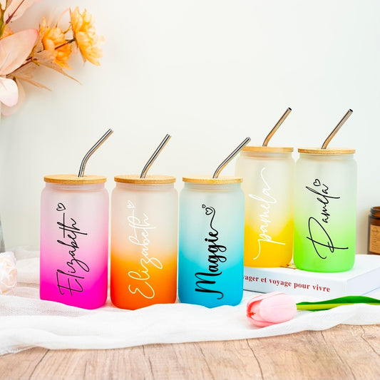 Personalised Glass Tumber