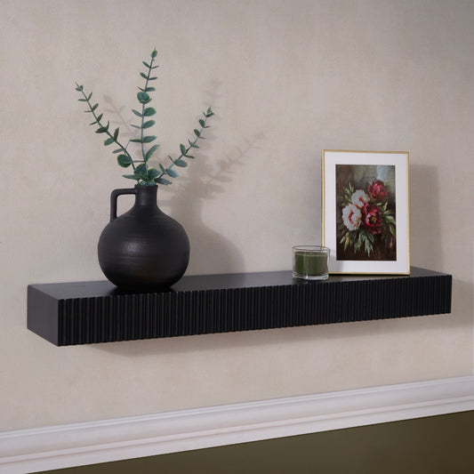Ribbed Shelf - Black
