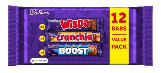 Cadbury Chocolate Bars Value Pack
