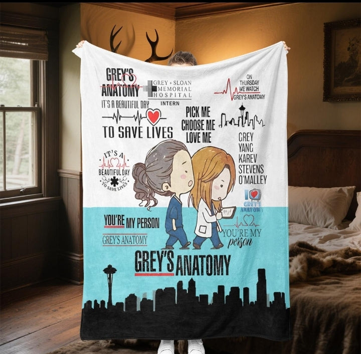 Greys Anatomy Throw (Design 8)