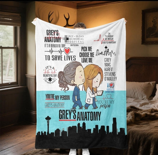 Greys Anatomy Throw (Design 8)
