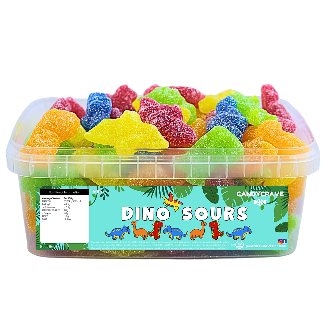 Dino Sours Tub 600g