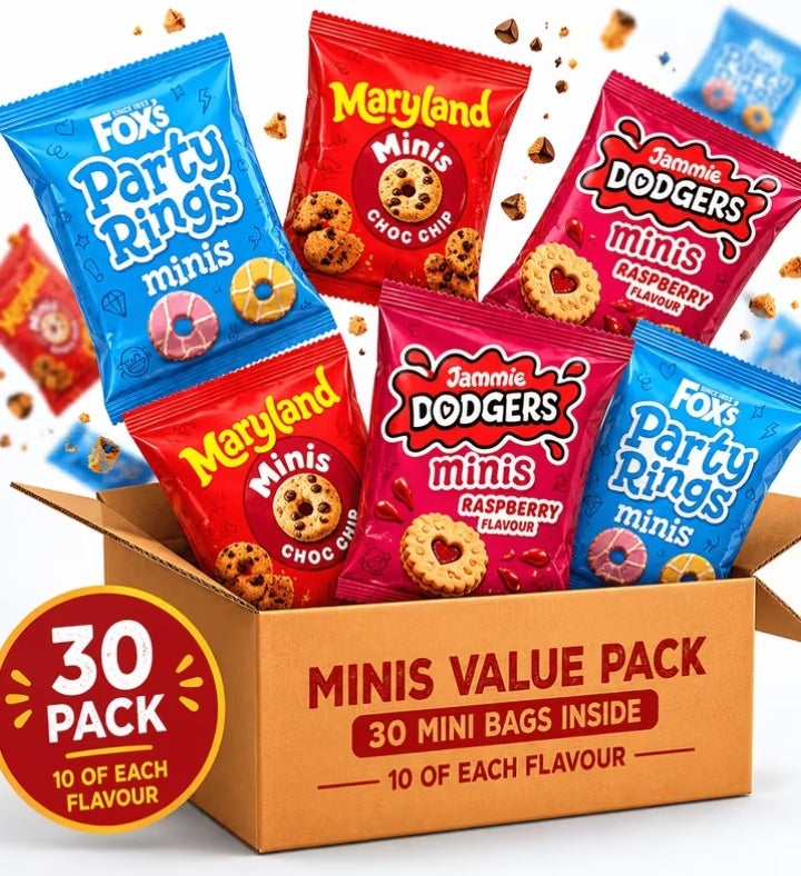 Mini Biscuit Variety Box 30 Pack