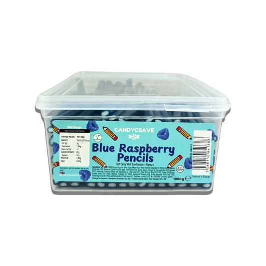 Blue Raspberry Pencils Tub 100 Count