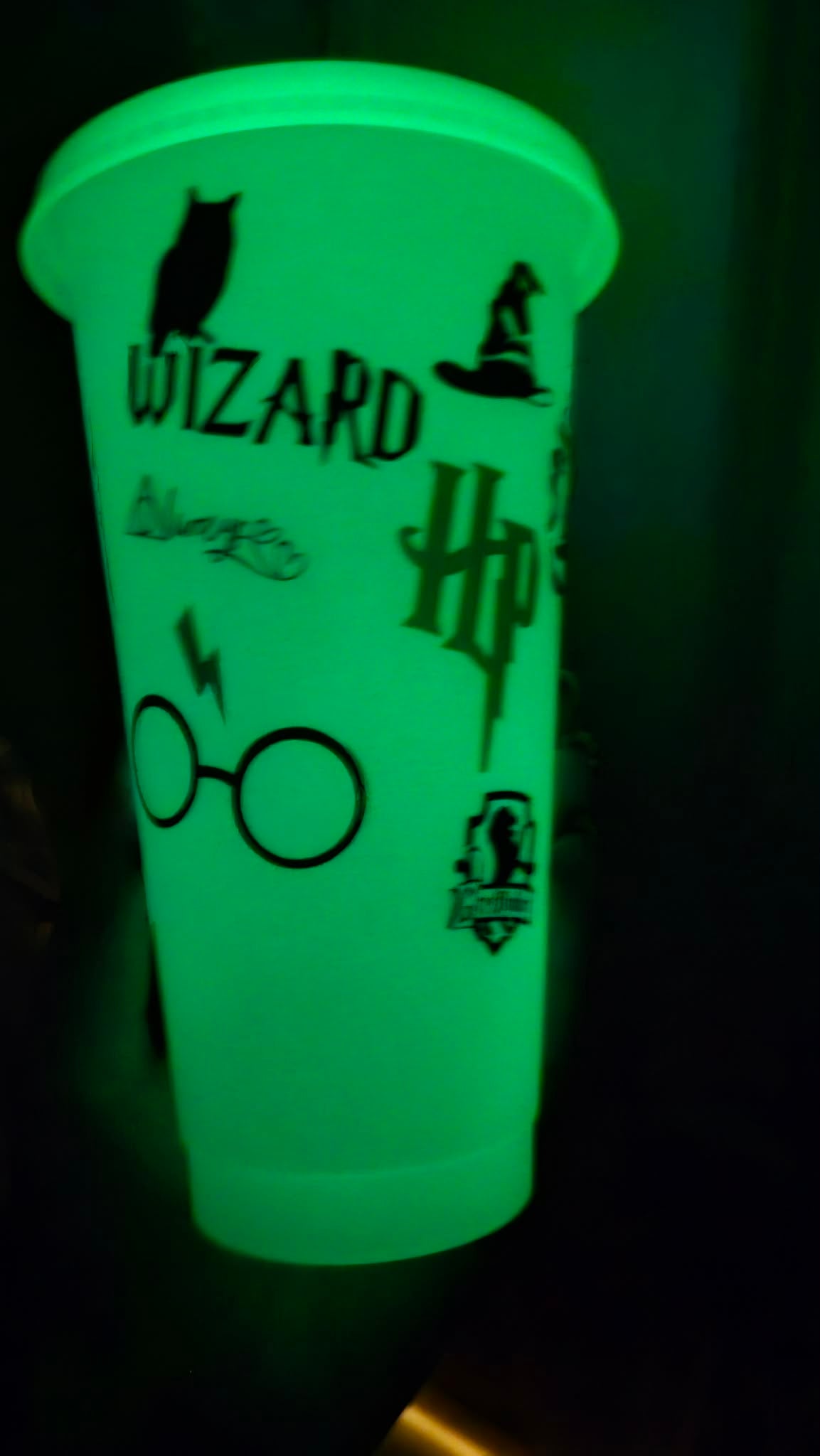Hp cold cup 
(Glows in the dark )