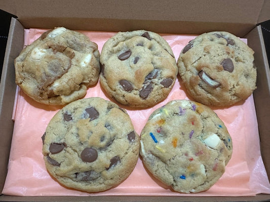 Letterbox NYC Cookies, Birthday Gift, Get Well Soon, Thank You, Postal Bakes, With Personalised Message