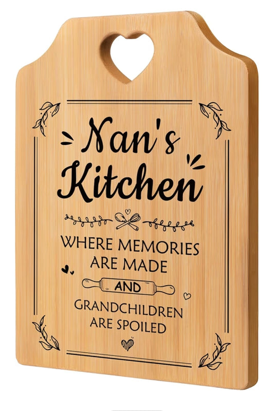 Unique Handmade Bamboo Chopping Board for nan