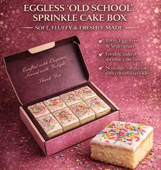 Old school sprinkle cake box