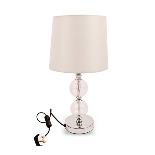 Home Collection White Clara Table Lamp