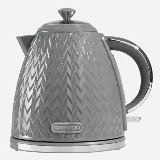 DAEWOO Argyle Jug Kettle 1.7L Grey