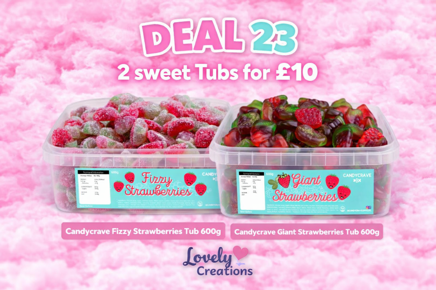 Sweet Tubs 2 for £10 (Deal 23)