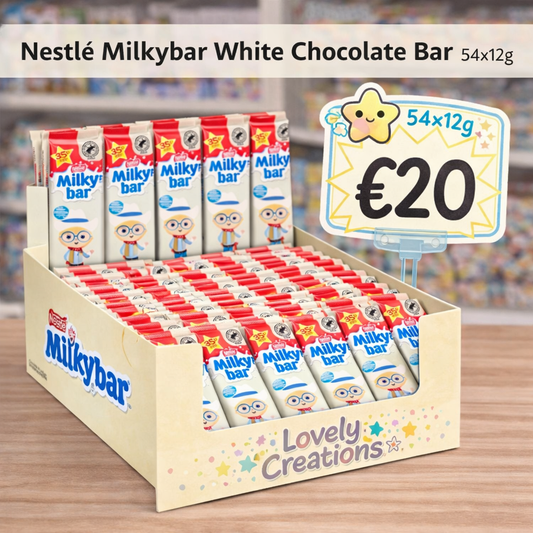Nestle Milkybar White Chocolate Bar 54x12g