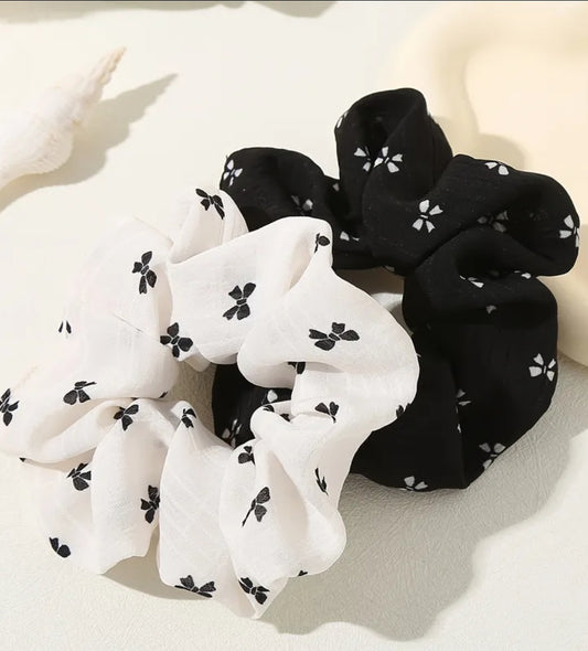 Elegant Cute Bow-Knot Hair Scrunchies Set