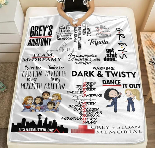 Greys Anatomy Throw (Design 2)