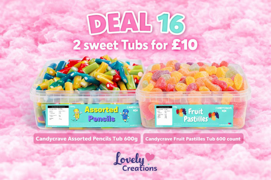 Sweet Tubs 2 for £10 (Deal 16)