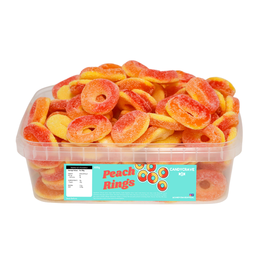 Peach Rings Tub 600g
