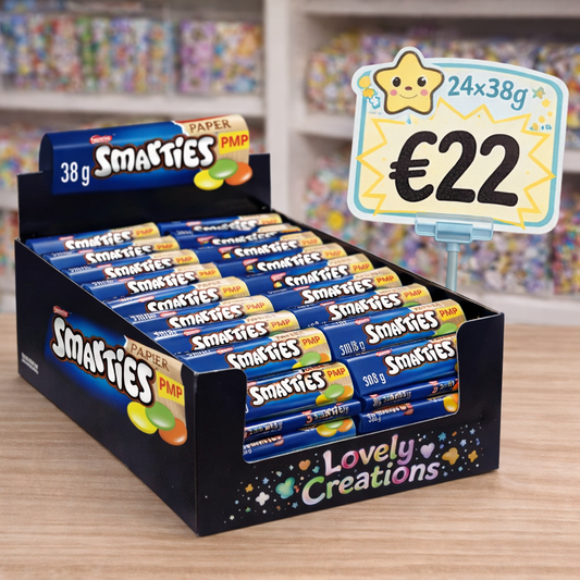 Nestle Smarties Milk Chocolate Tube 24x38g