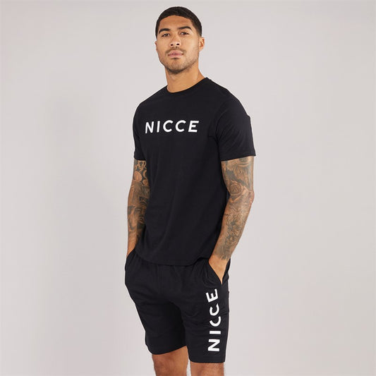 NICCE Mens Rowan T-Shirt And Shorts Lounge Set