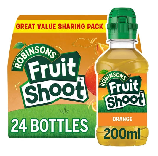 FRUIT SHOOT Orange 24 x 200ml bottles