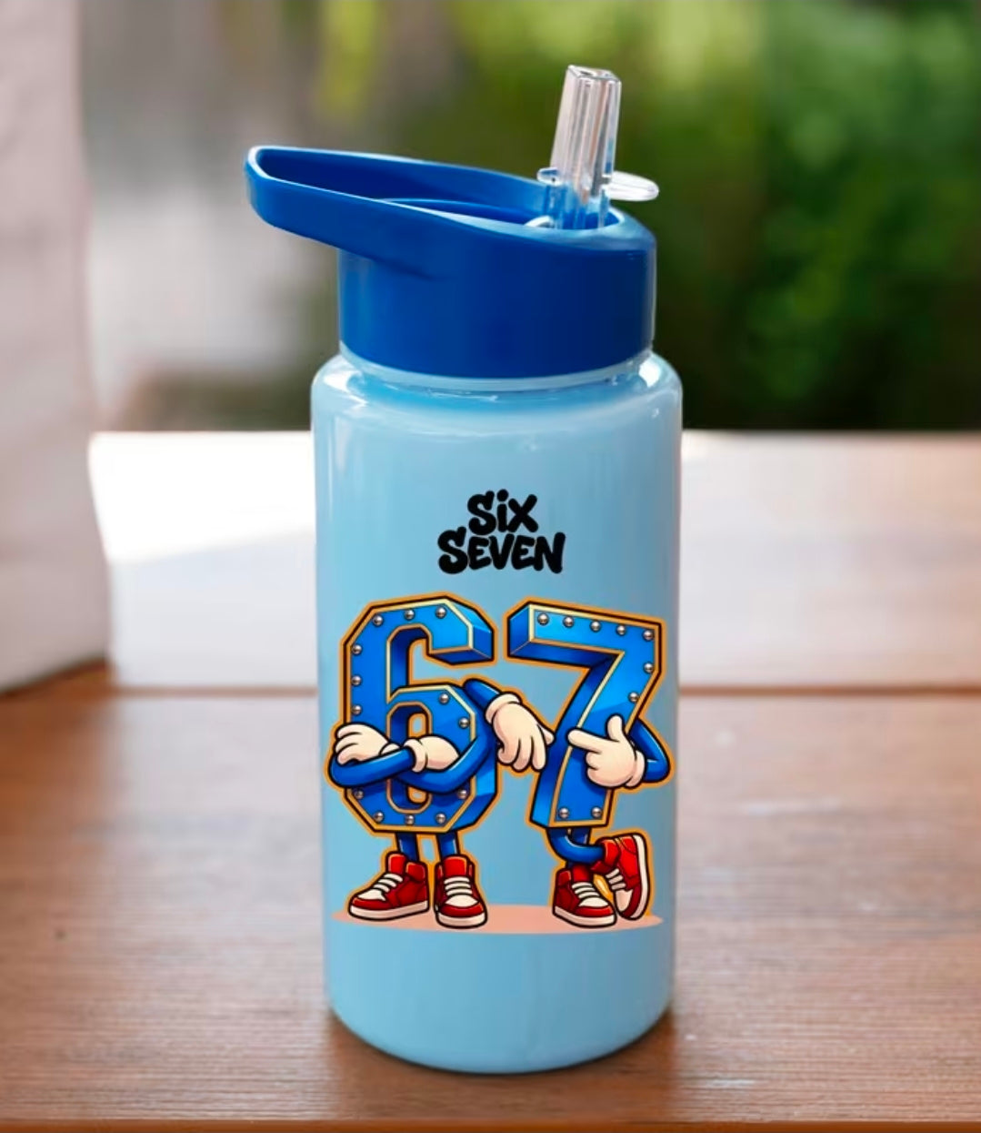 500ml 67  Printed water Bottle