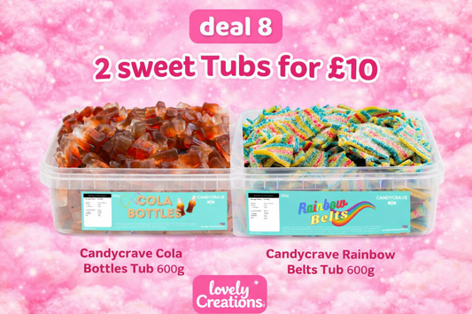 2 sweet Tubs for £10 (Deal 8)