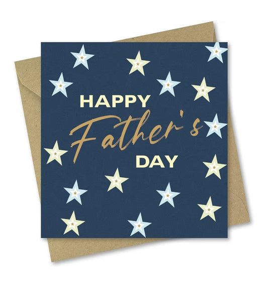 Fathers Day Card for Dad Stars Design