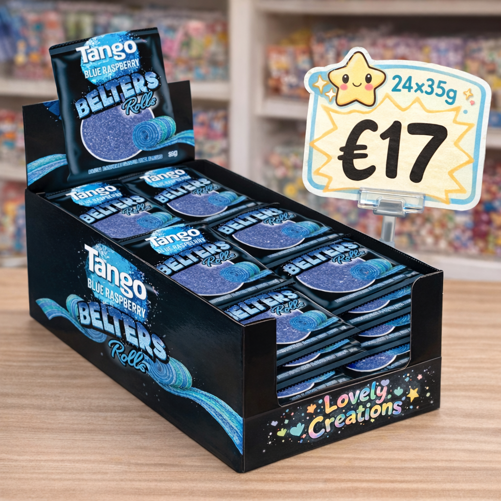 Tango Blue Raspberry Belters Roll 24x35g