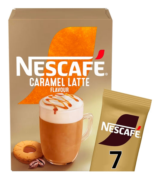 NESCAFÉ Caramel Latte Instant Coffee 7 x 17g Sachets