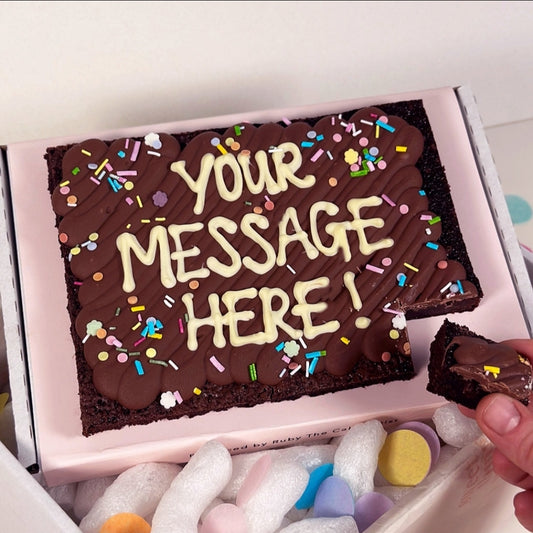 Personalised Brownie Slab