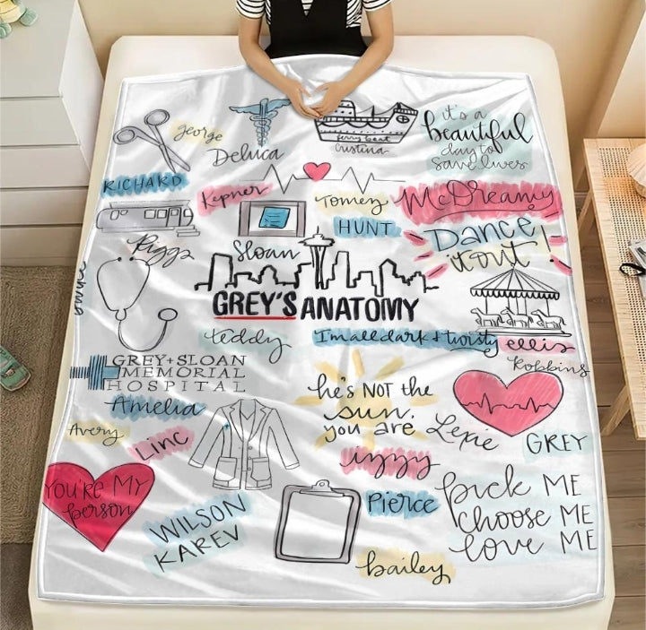 Greys Anatomy Throw (Design 3)
