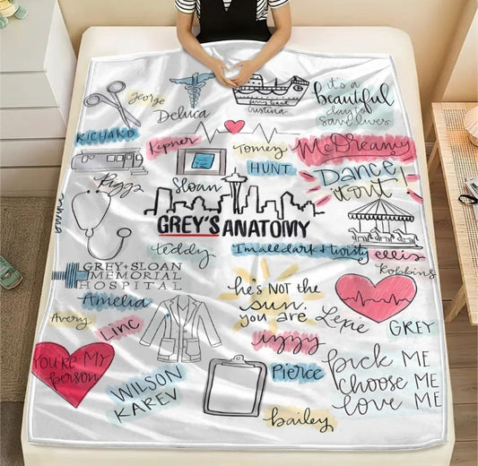 Greys Anatomy Throw (Design 3)