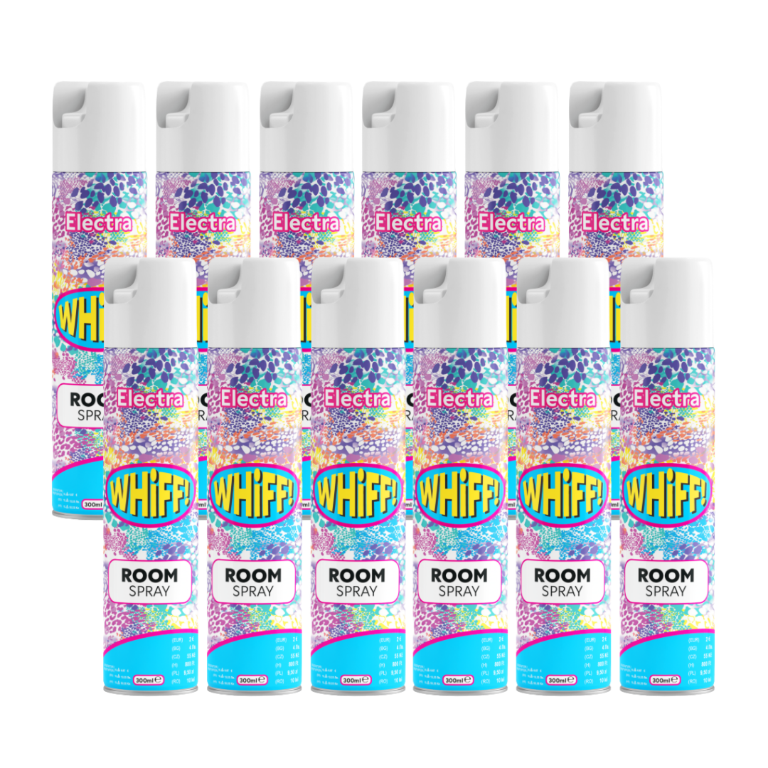 Whiff by Fabulosa Room Spray Electra 300ml 12 Pack