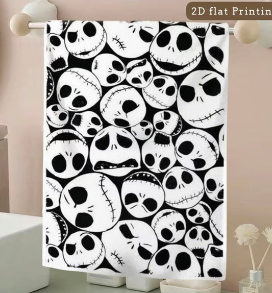Jack skeleton hand towels 2pc set