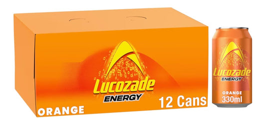 Lucozade Energy Drink Orange 12x330ml