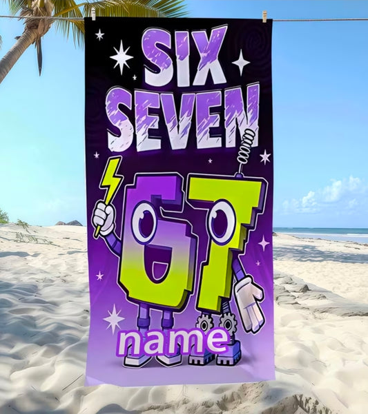 67 Purple Towel