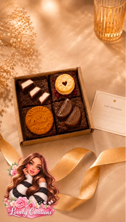 Personalised Brownie Treats Letterbox Gift
