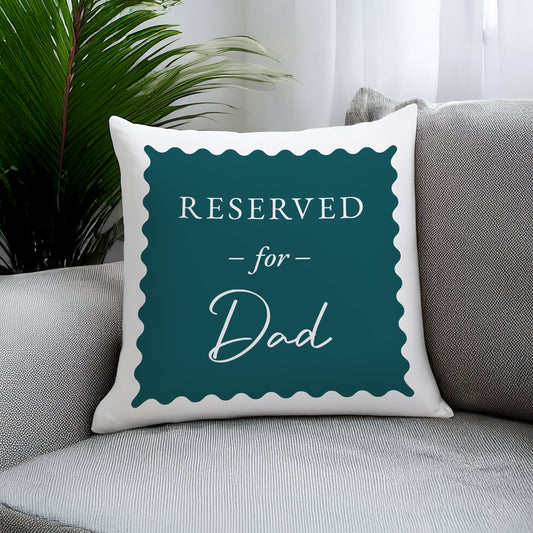 Personalised Navy Reserved For Cushion