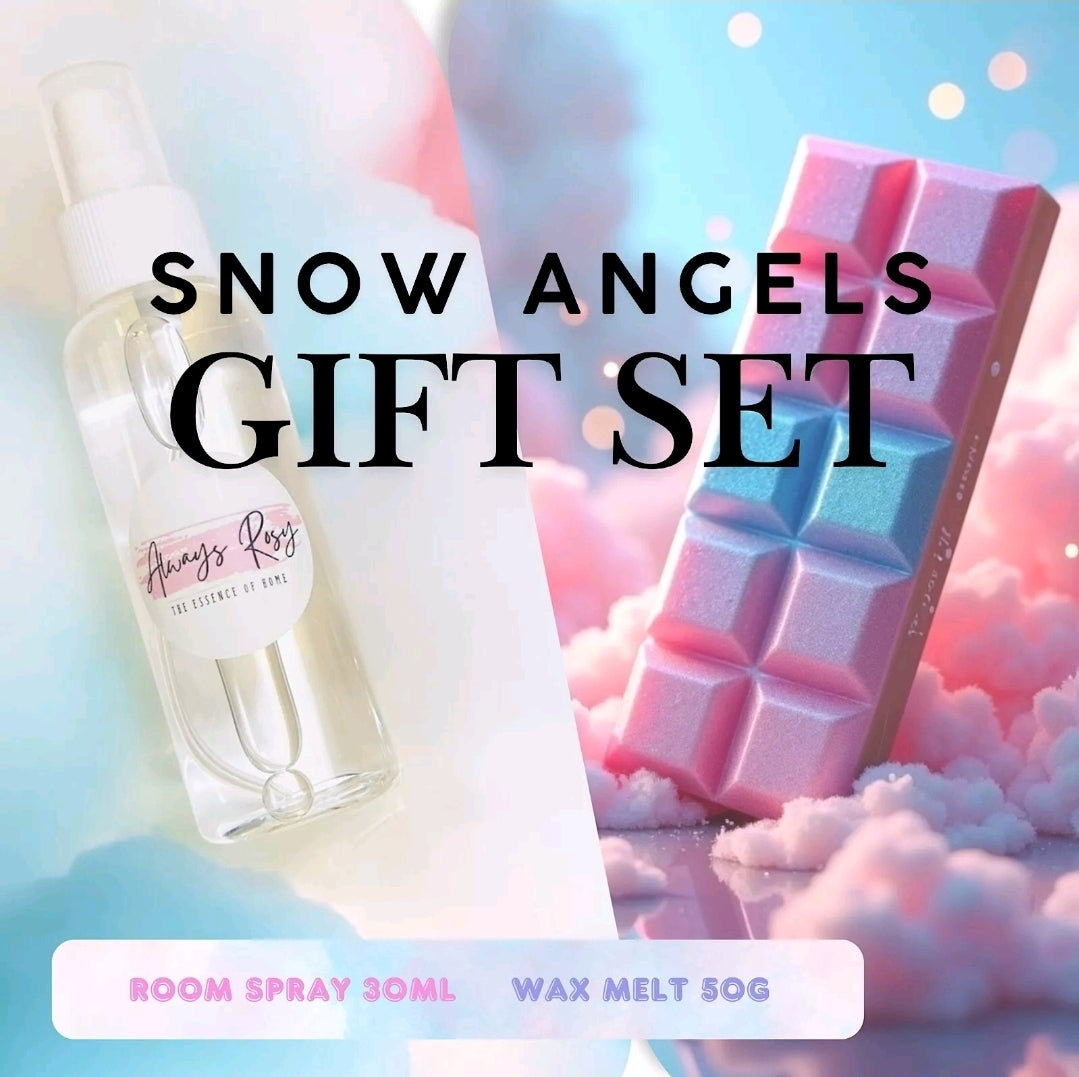 Snow Angels Gift Set - Wax Melt Bar & Room Spray